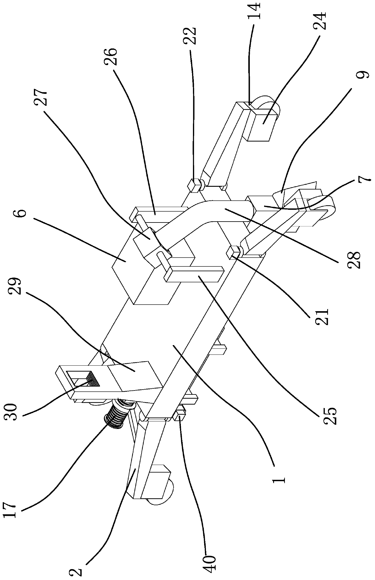 Large-diameter optical cable direct-buried laying construction vehicle