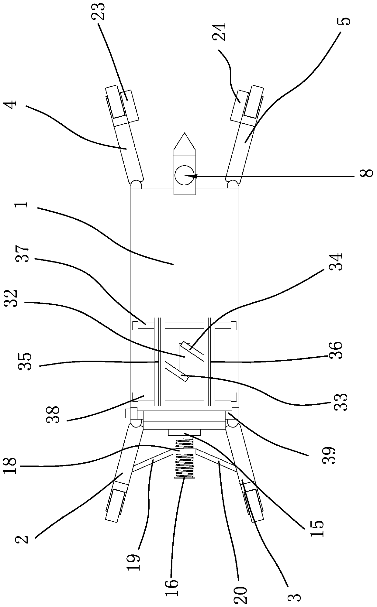 Large-diameter optical cable direct-buried laying construction vehicle