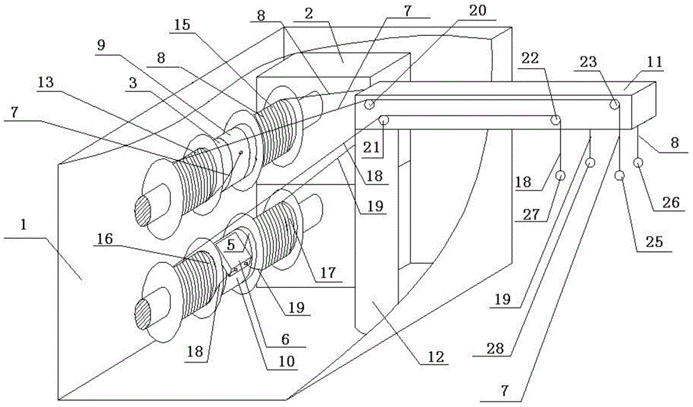 Building provided with multifunctional rope paying-off equipment