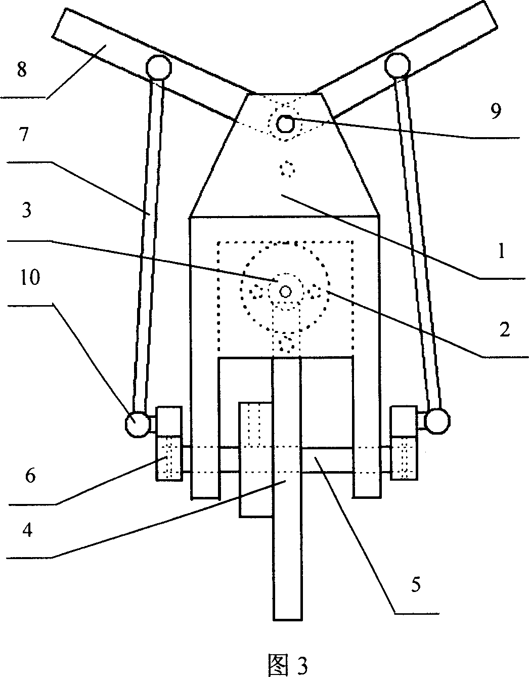 Driving mechanism for wings of minitype ornithopter