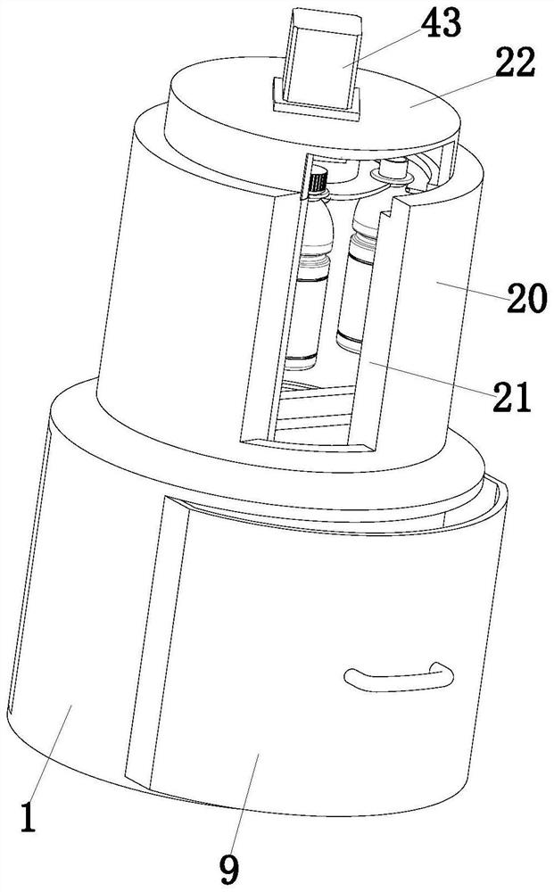 Environment-friendly rapid separation device for recycled materials