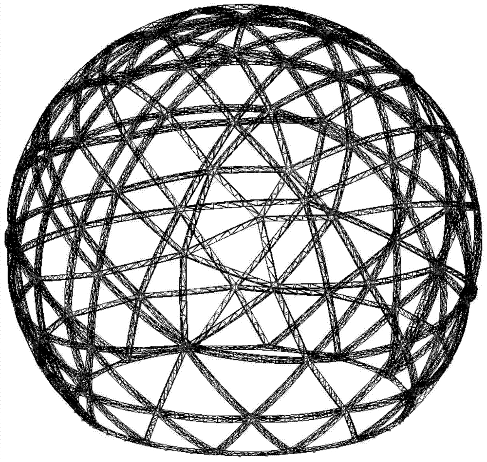 Method for rapidly extracting electrical property parameter of metal truss-type radome