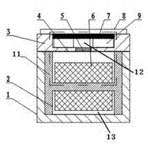 Active clamping mechanism for hole forming of non-magnetic member