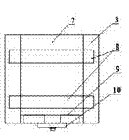 Active clamping mechanism for hole forming of non-magnetic member