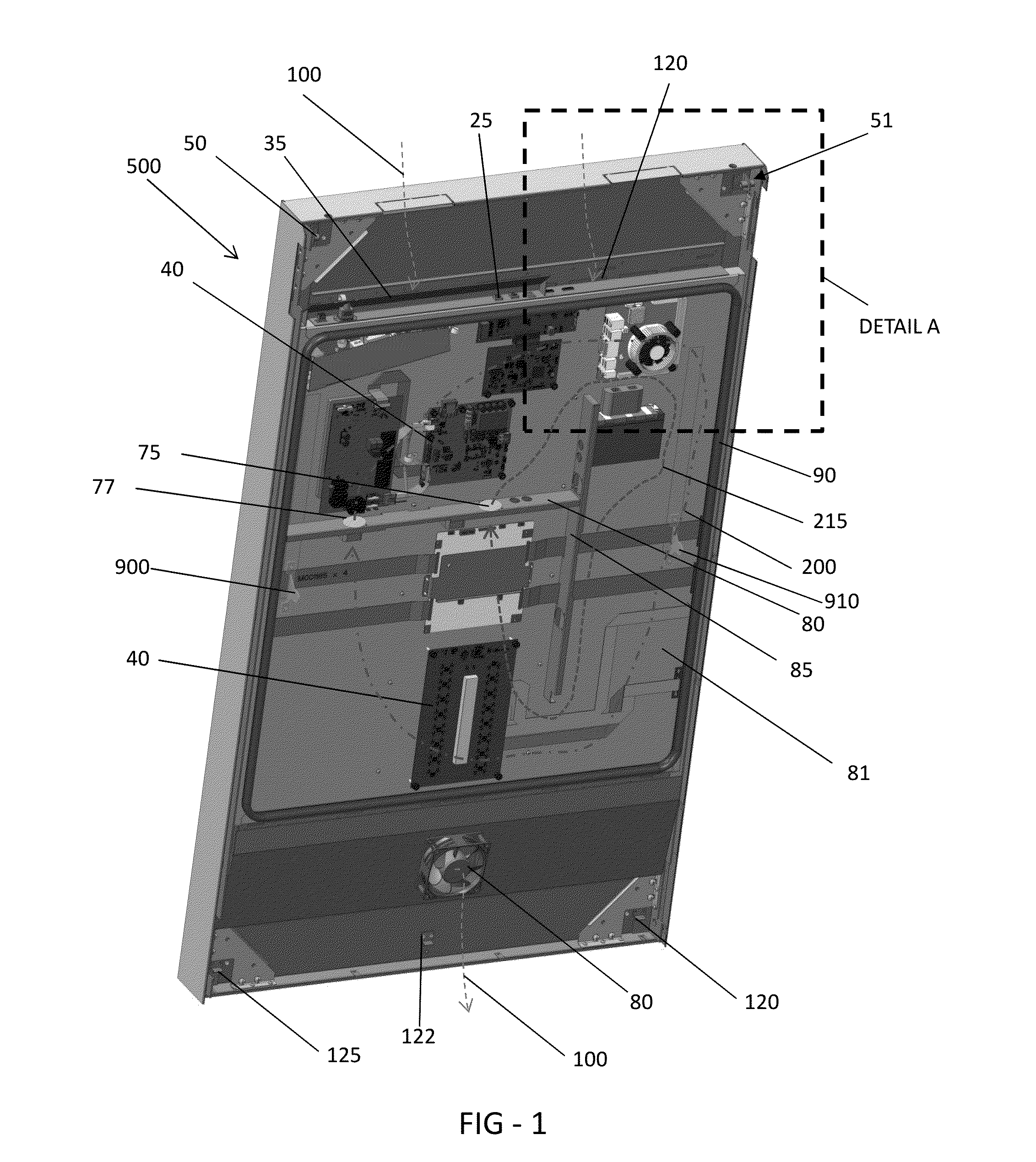 Hybrid Rear Cover and Mounting Bracket for Electronic Display