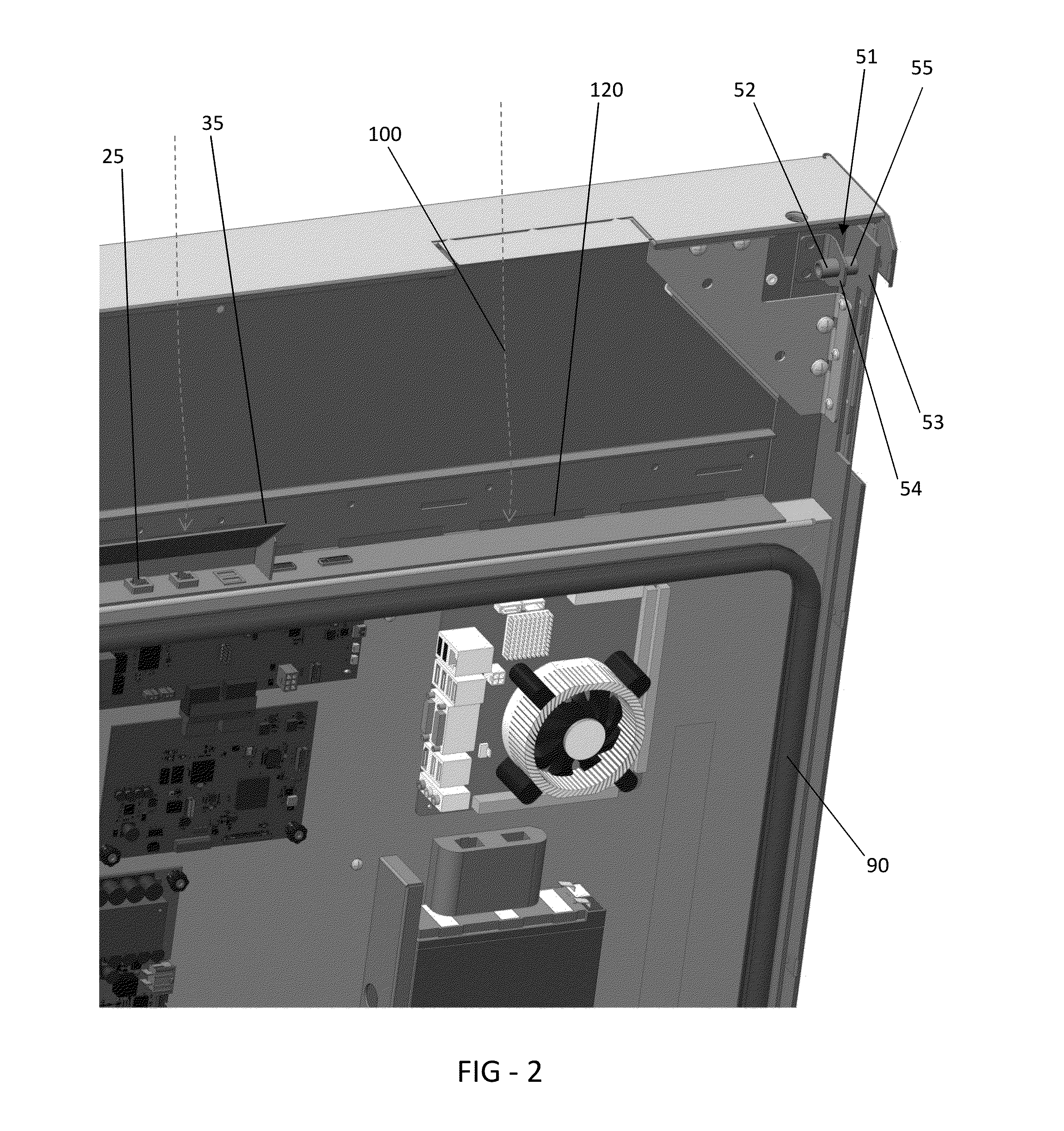 Hybrid Rear Cover and Mounting Bracket for Electronic Display