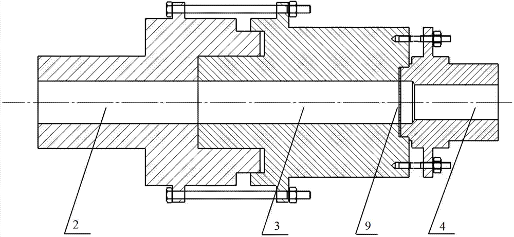 Three-level light-gas gun driven by compressed nitrogen