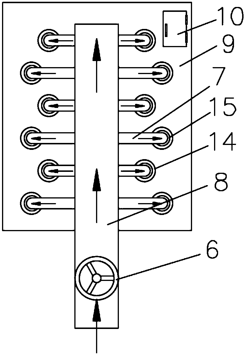 Pneumatic slurry stirring system and slurry stirring method thereof