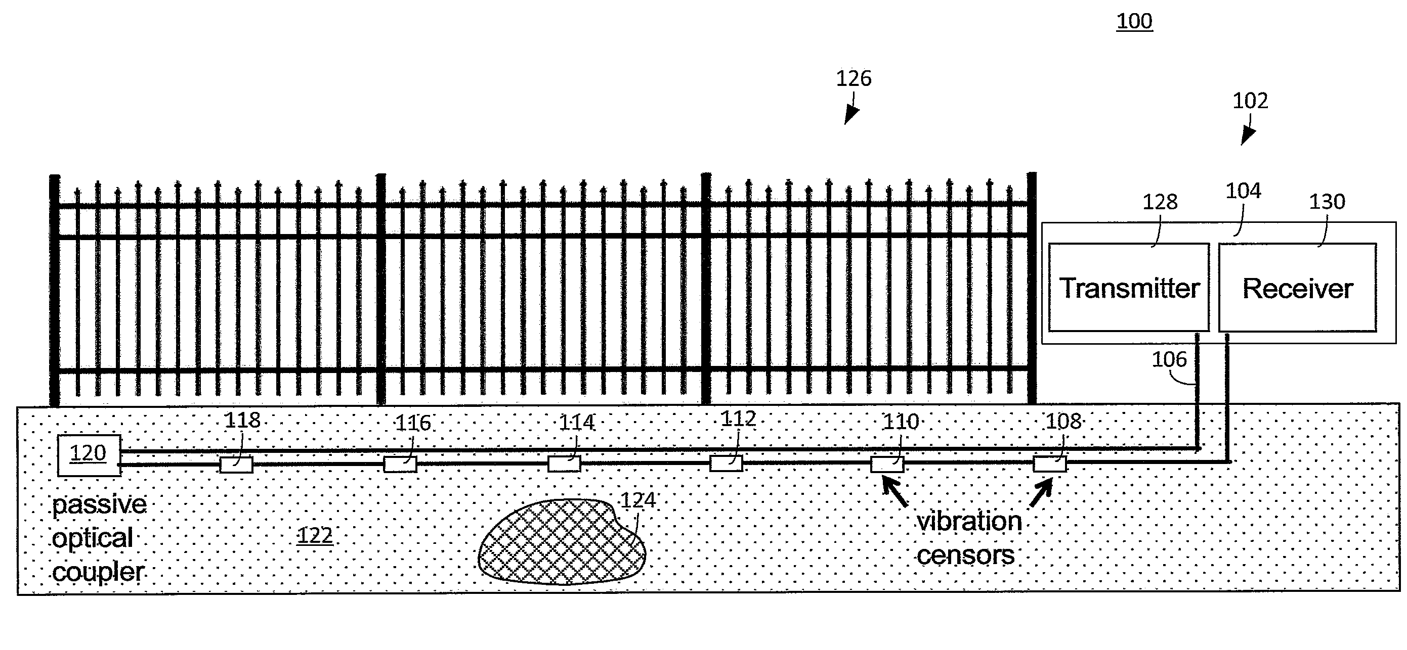 Fiber optic vibration detection