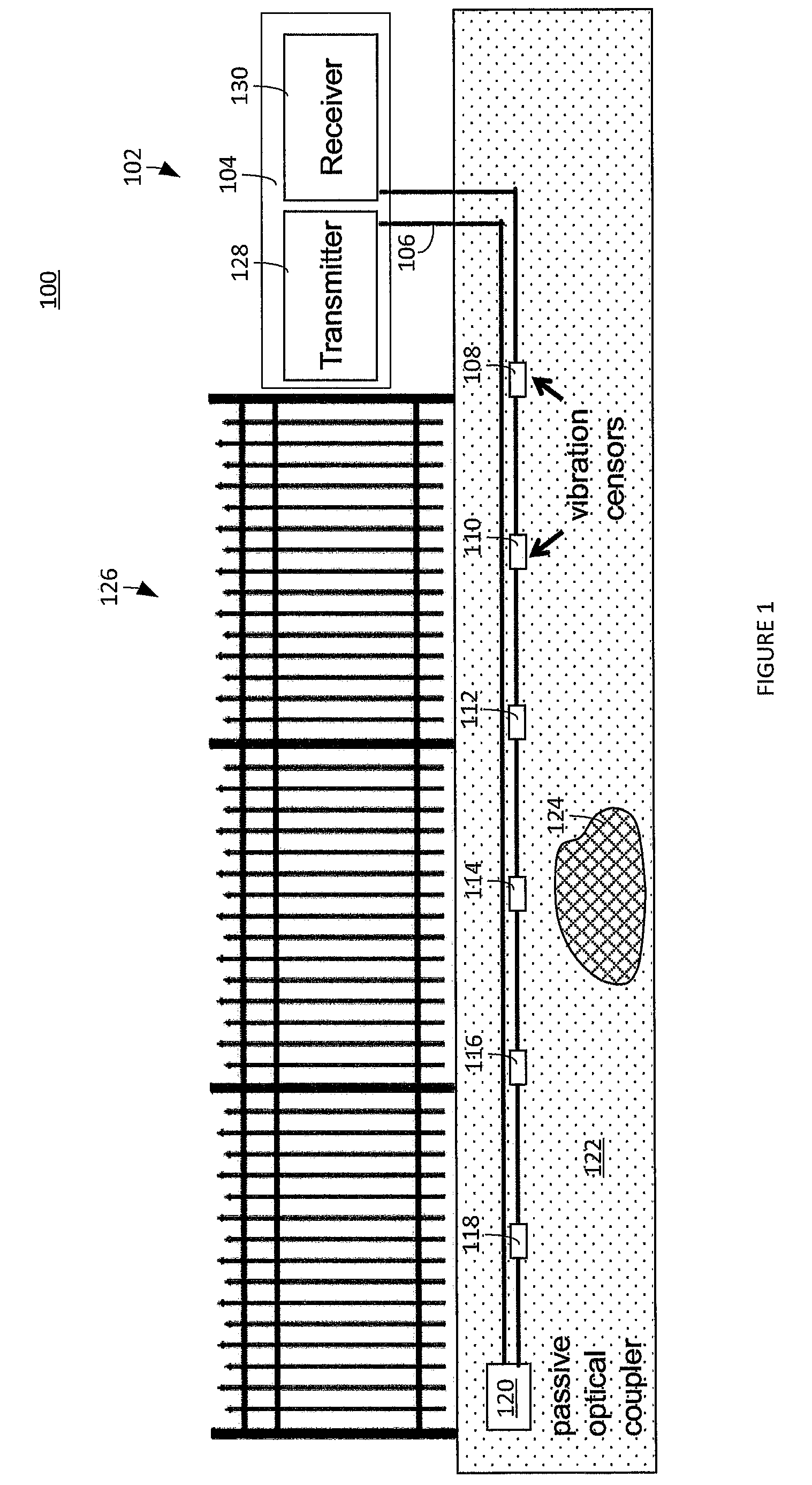 Fiber optic vibration detection