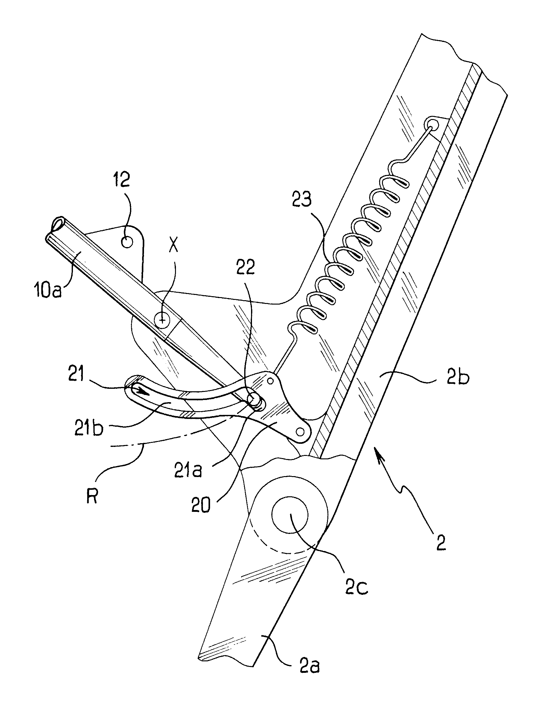 Brace-locking device for an aircraft undercarriage