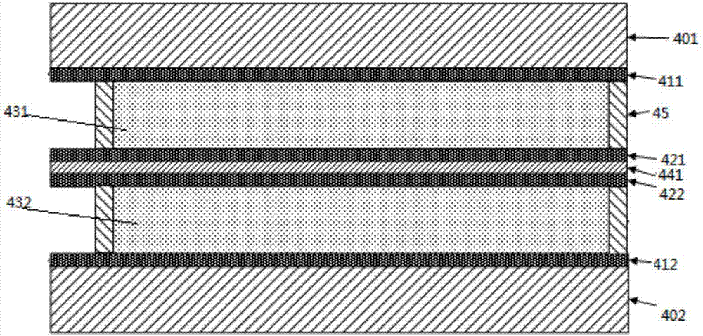 Electrochromic display device and navigation equipment