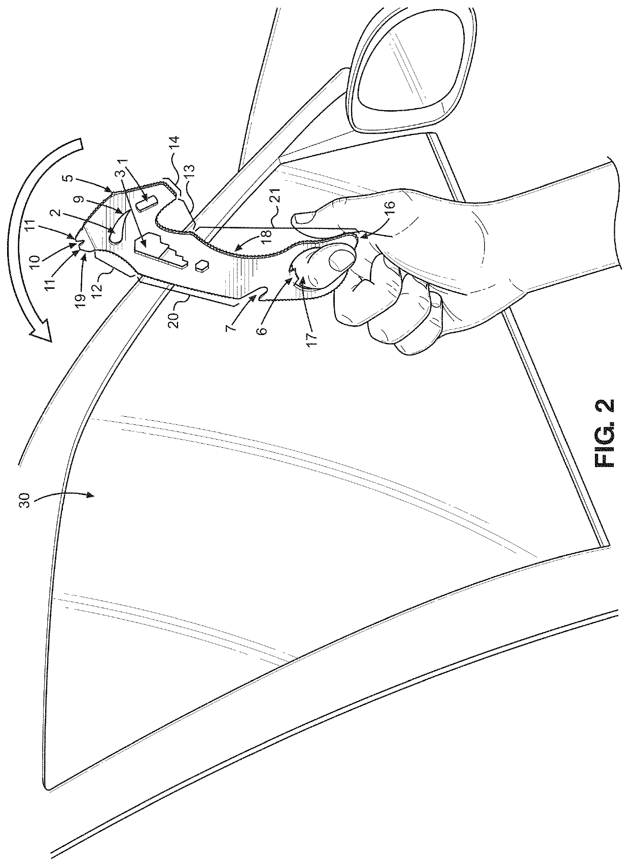 Multi function hand tool in a unitary device