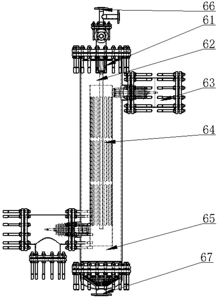 Oil slurry separation system and separation method