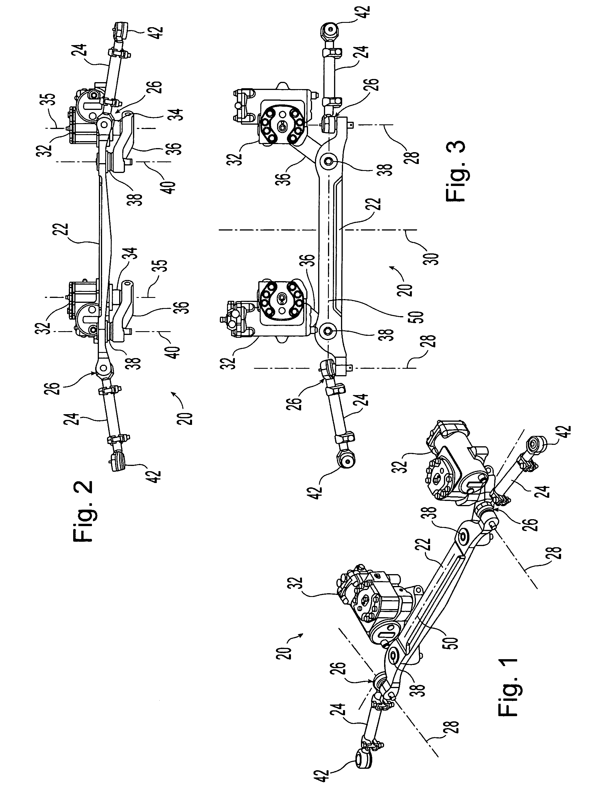 Independent suspension and steering assembly