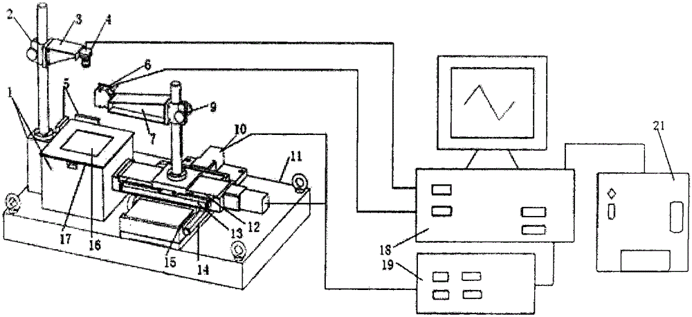 Machine vision-guided laser gear chamfering contour measurement apparatus and measurement method thereof