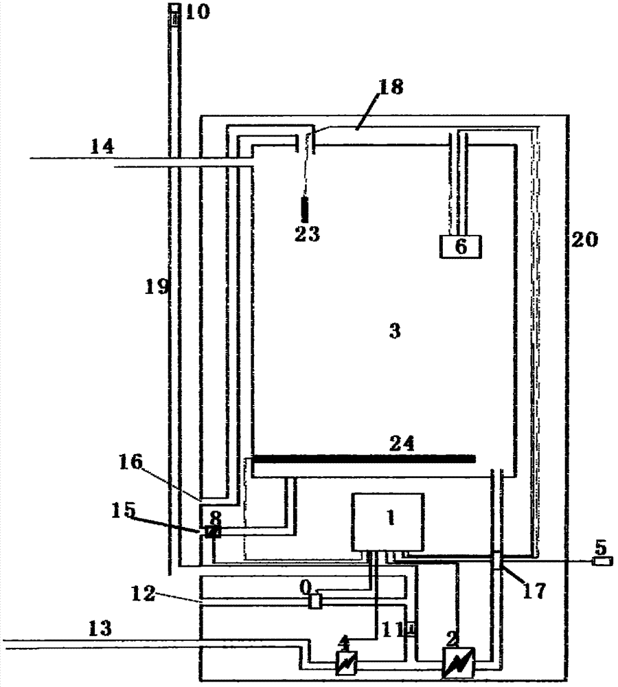 Flat split-type solar water heater