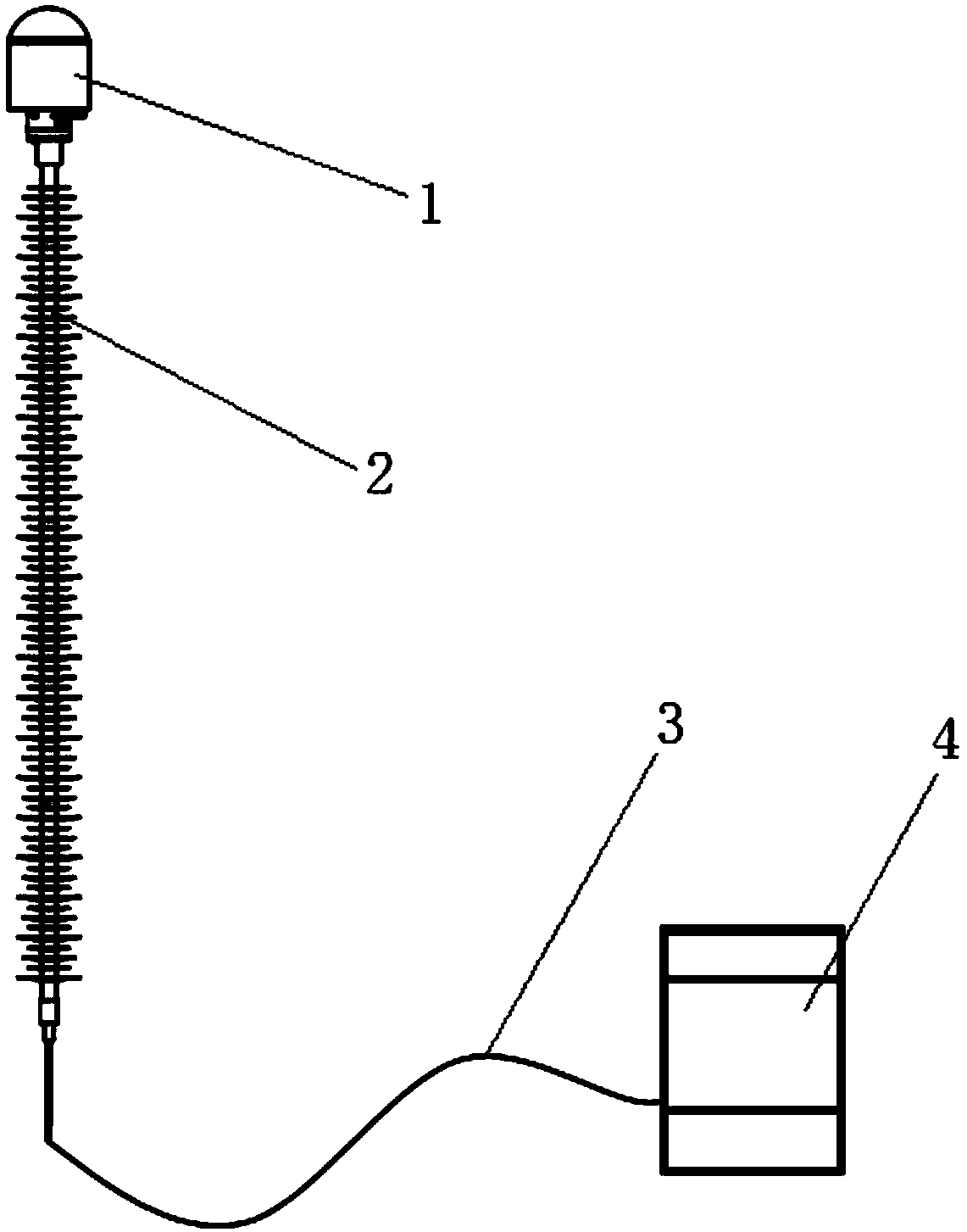 Unbalanced current measuring device