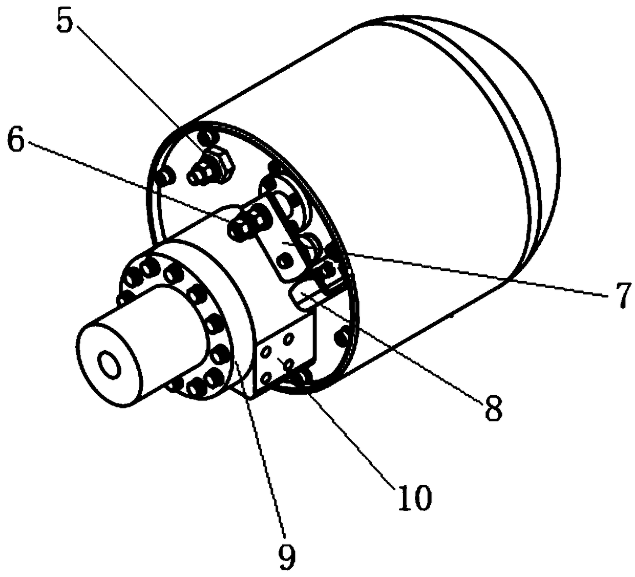 Unbalanced current measuring device