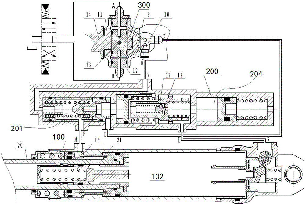 A multifunctional landing gear strut device