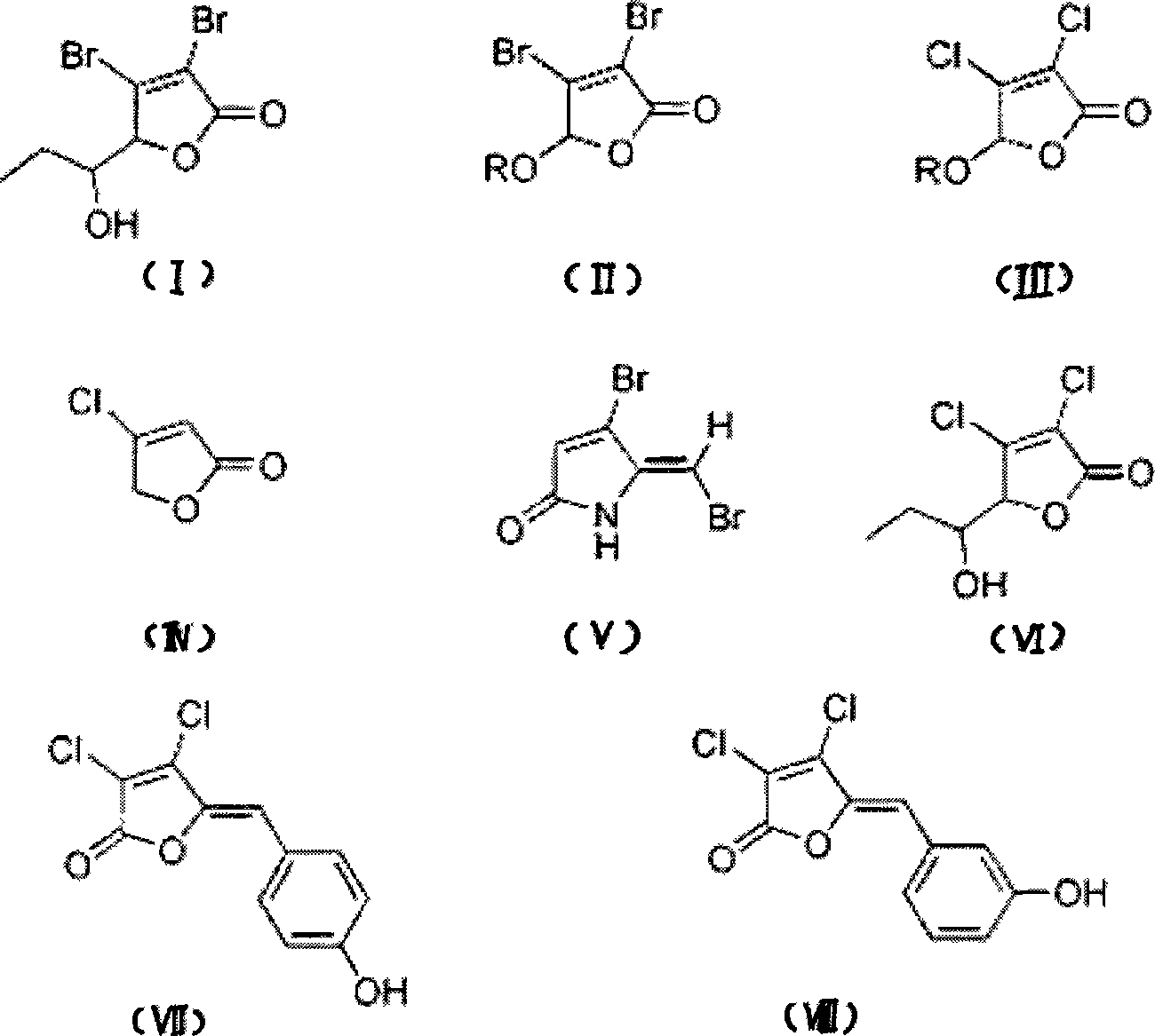 Halogenated furan ketone compound, and use thereof in antiinfective drug preparation