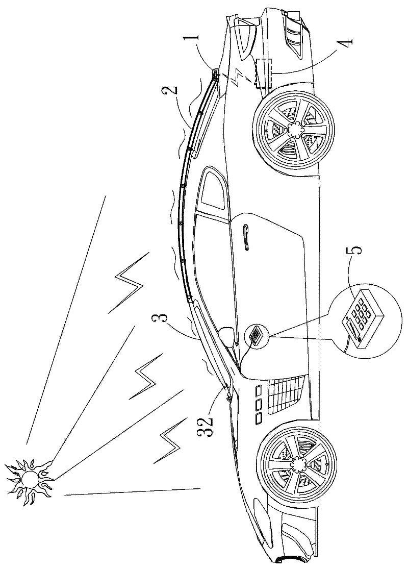 Structure of sun-shading curtain for automobile