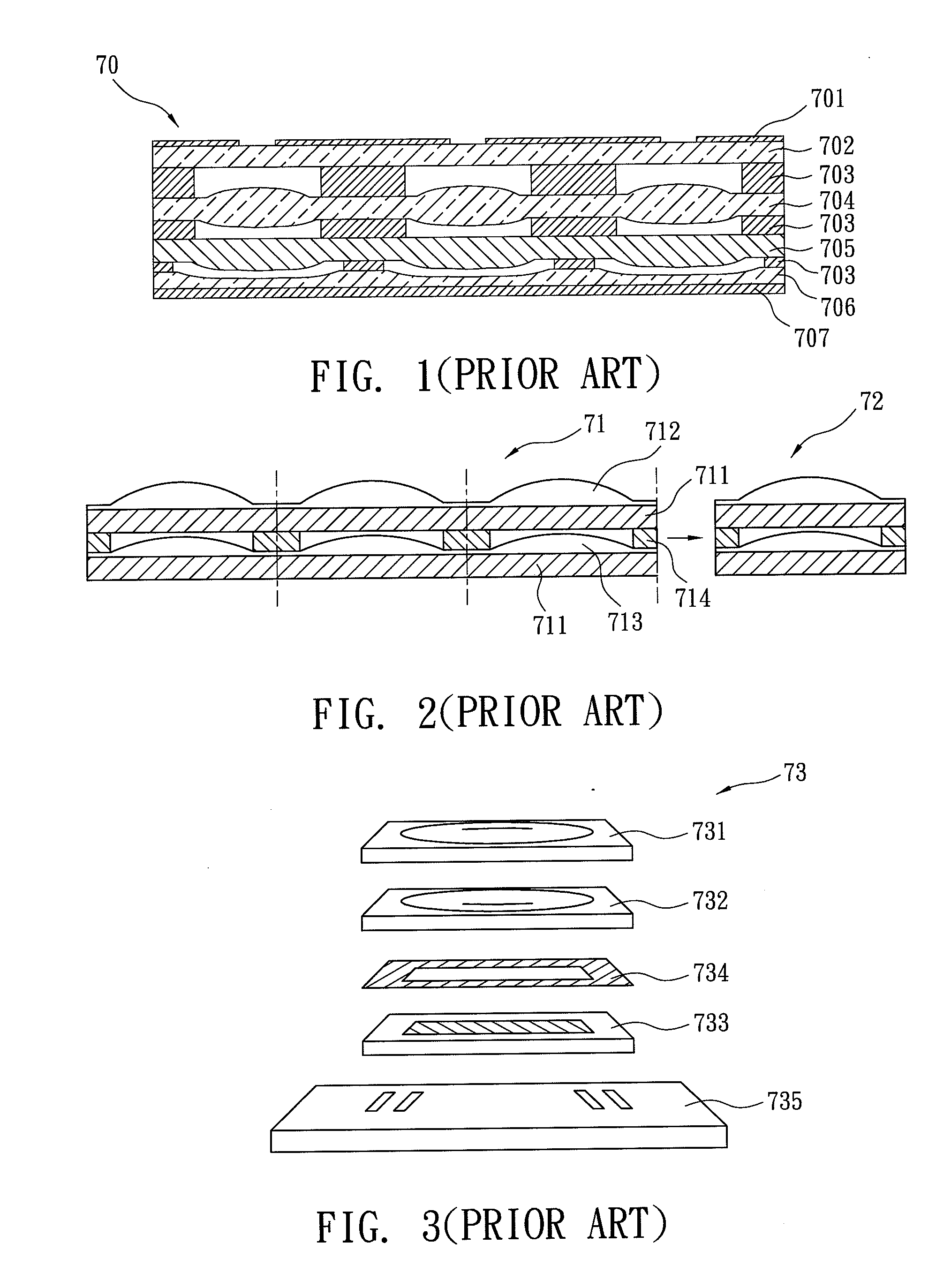 Rectangular stacked glass lens module with alignment member and manufacturing method thereof