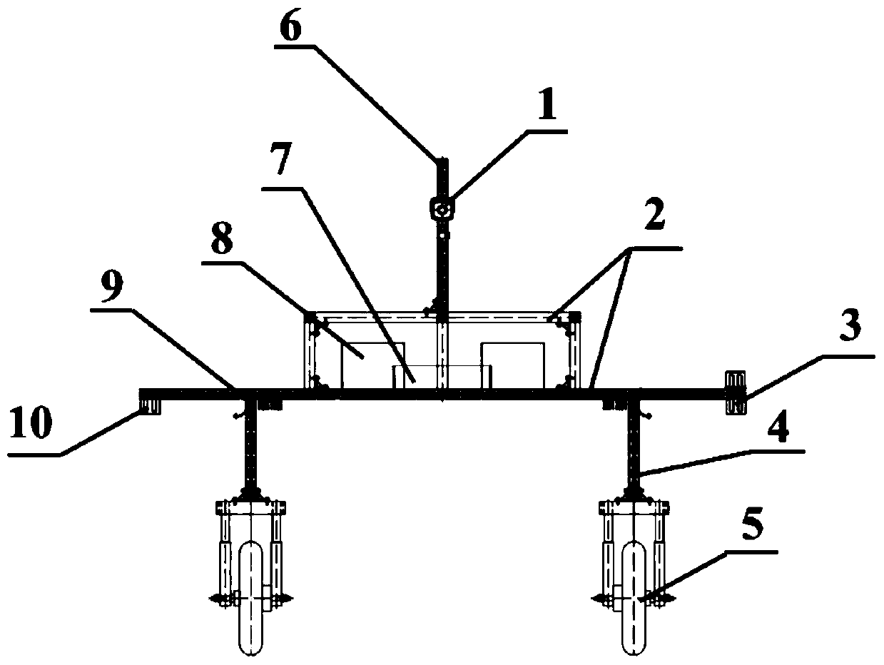 Field crop phenotype monitoring robot and navigation method thereof