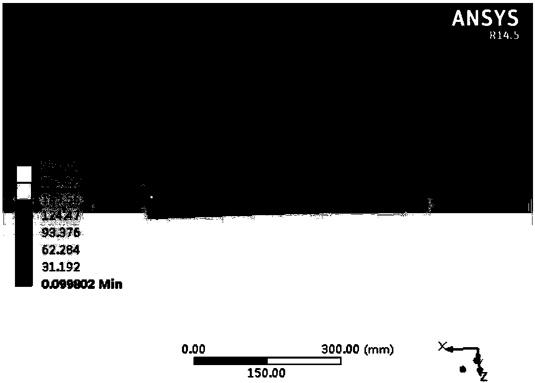 Checking method of the strength of each leaf of the non-end contact type few-leaf slash-line main and auxiliary springs