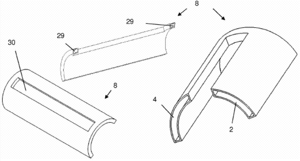 Food forming apparatus with a food feed member