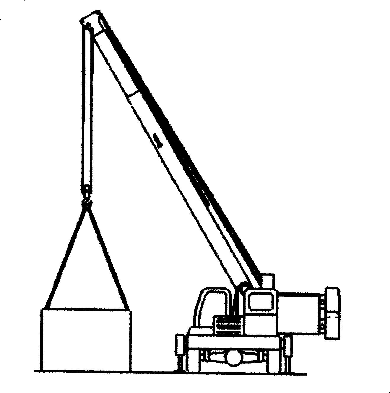 Weight-balancing type lifting method and equipment