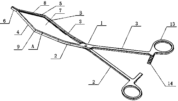 Guide skin expanding device and application thereof