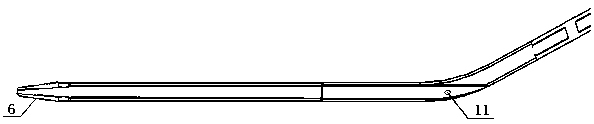 Guide skin expanding device and application thereof