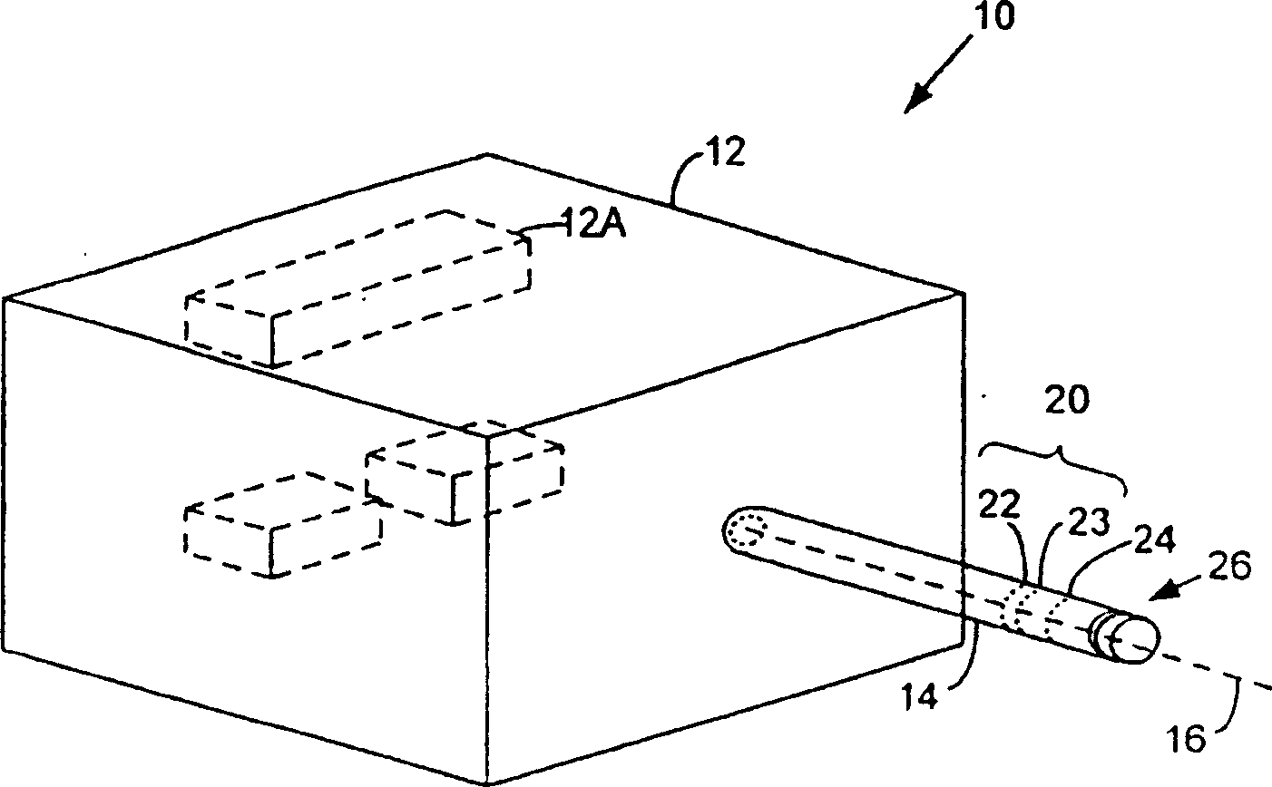 Optically driven therapeutic radiation source