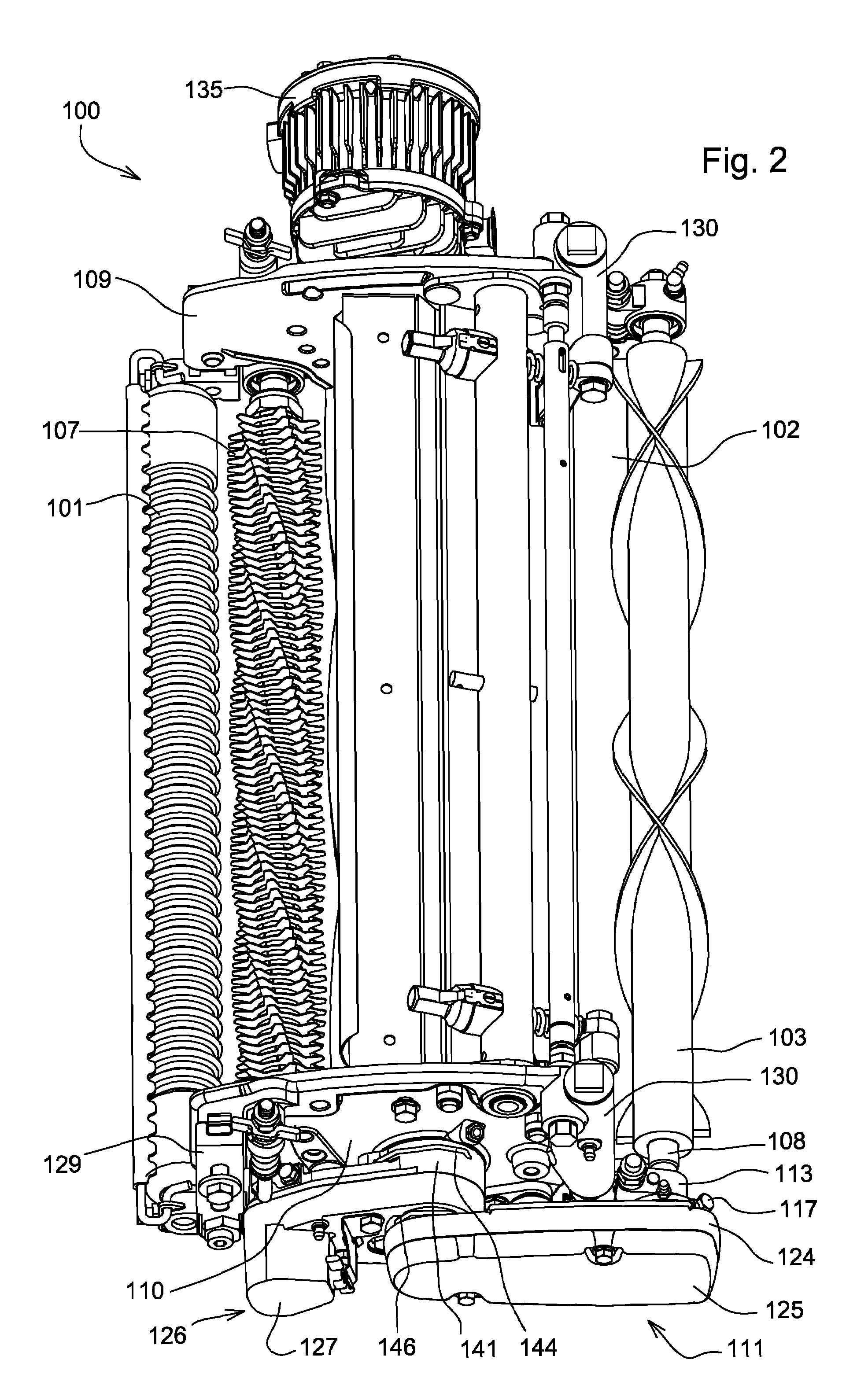 Auxiliary drive mounted to reel mower cutting unit