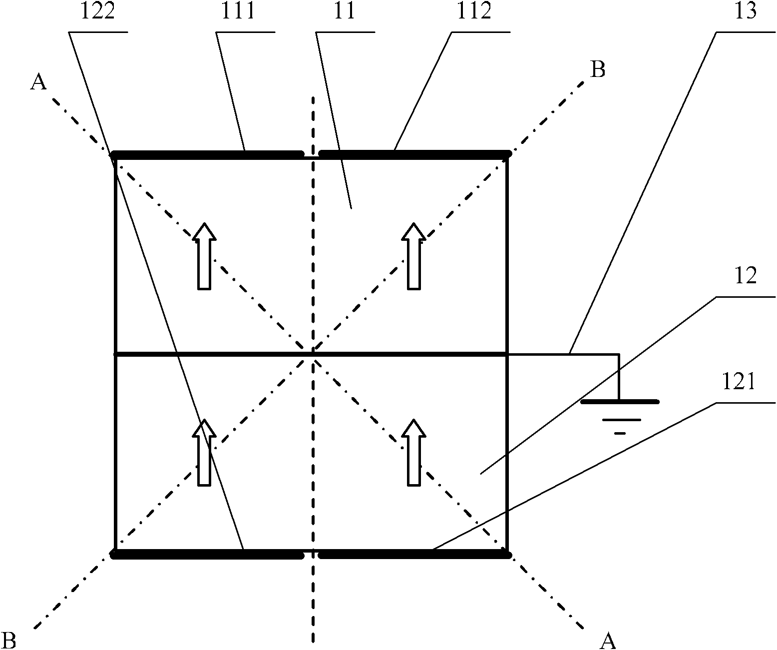 Piezoelectric actuator and linear piezoelectric motor