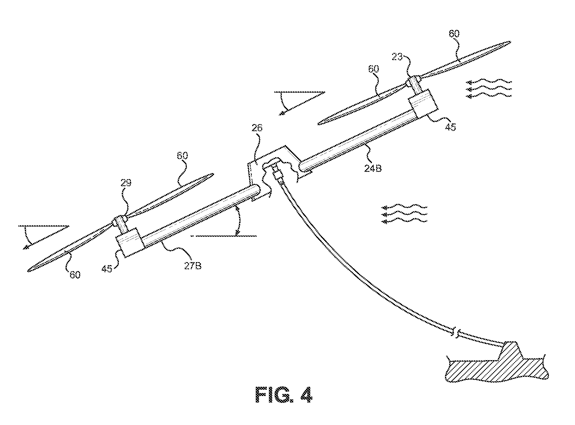 Flying electric generators with clean air rotors