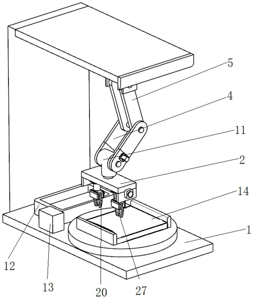 A device for automatically dismantling mobile phone cables