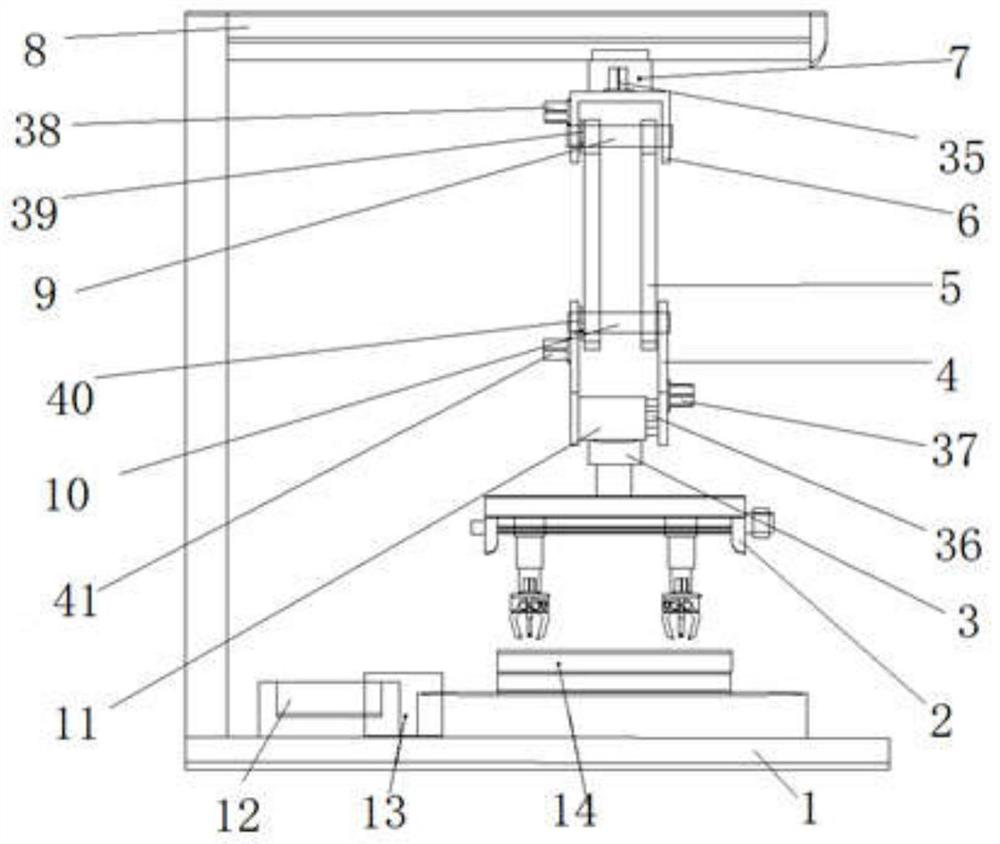 A device for automatically dismantling mobile phone cables