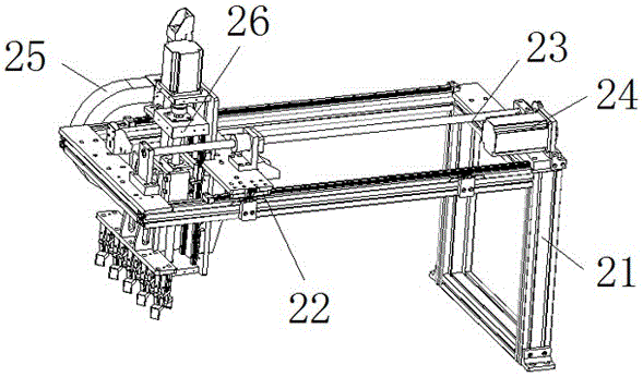 Automatic diverging and filling machine for plant nutrition cultivation solution