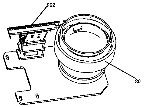 Mesh pad automatic assembly system for C-type card automatic assembly