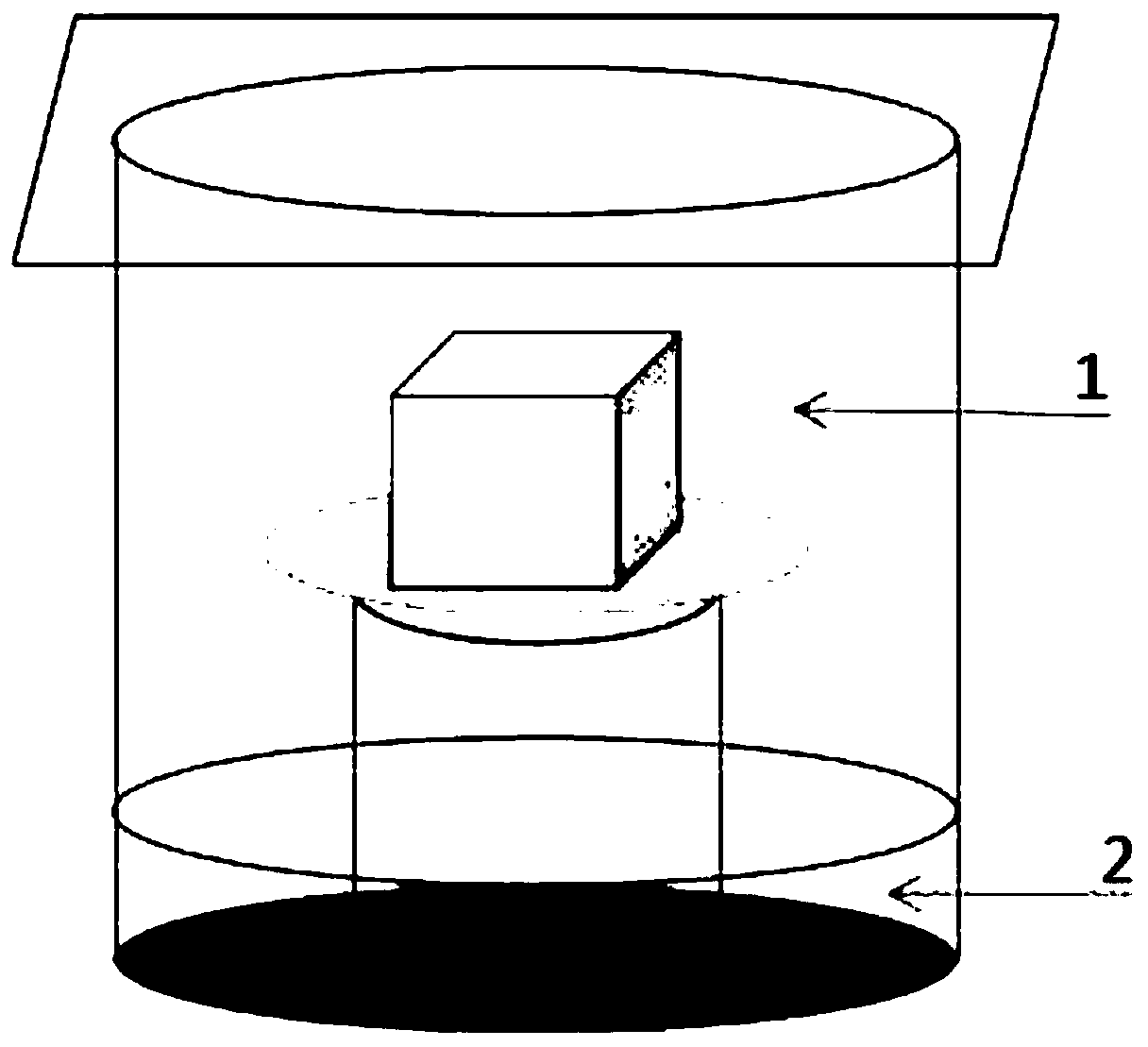 Super-hydrophobic three-dimensional porous material and preparation method thereof