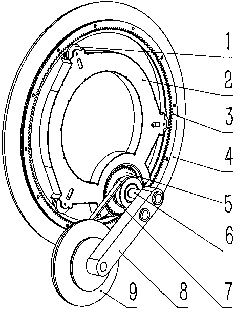 Method for realizing stair climbing of robot