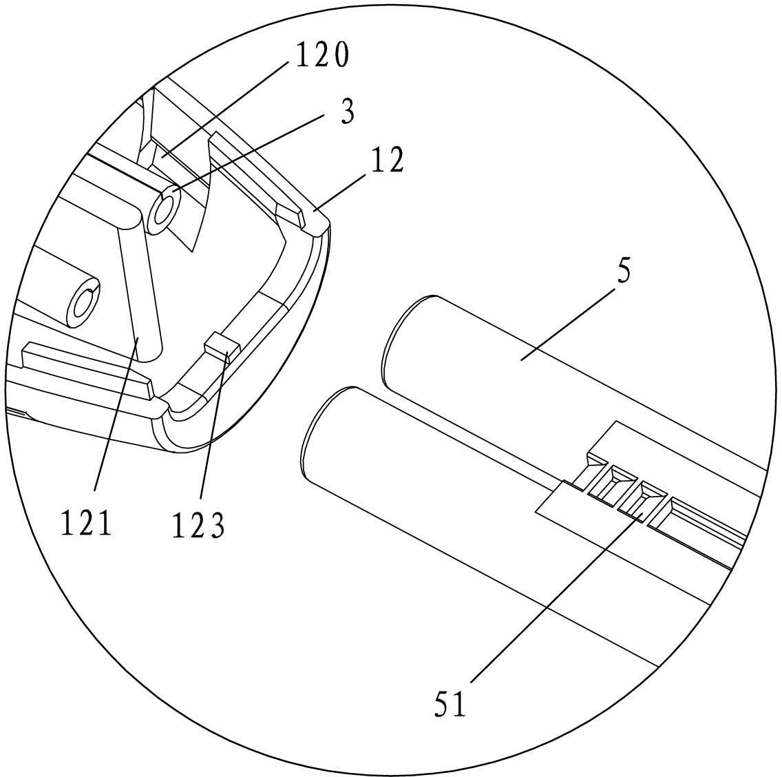 Flexible cord switch for controlling LED (Light Emitting Diode) lamp