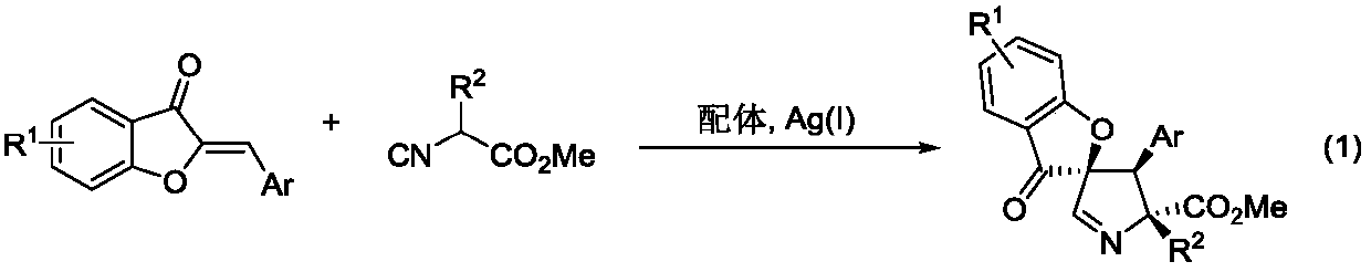 Asymmetric synthesis method for pyrroline derivative with spirane structure