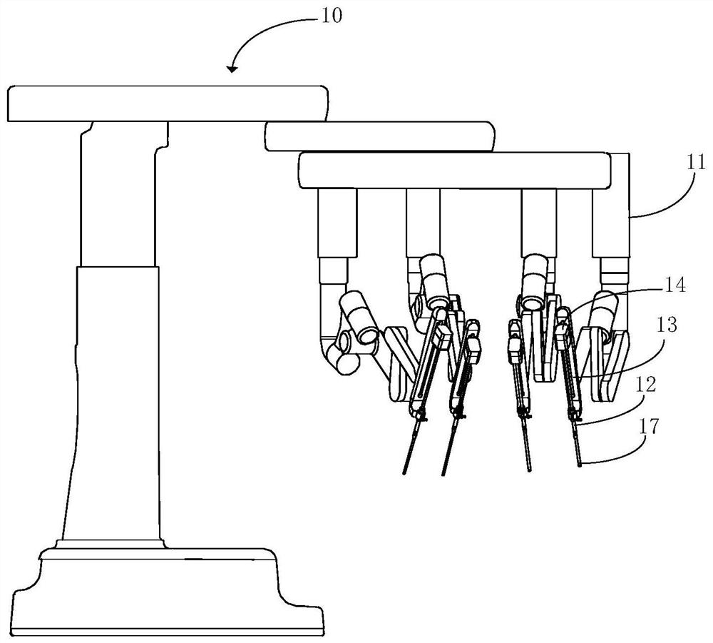 Instrument clamping device, slave operation equipment and surgical robot