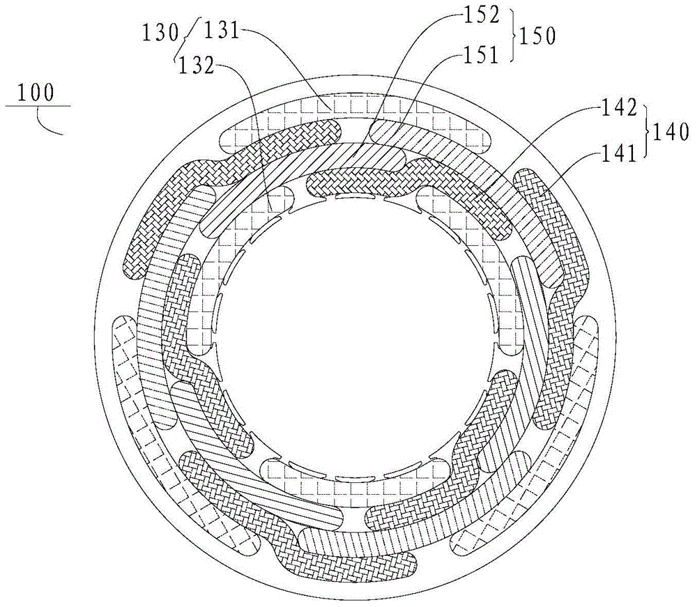 Motor applied to rotary compressor and compressor with motor