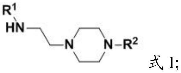 A kind of aminoethylated piperazine and its preparation method, carbon dioxide absorbent and its application