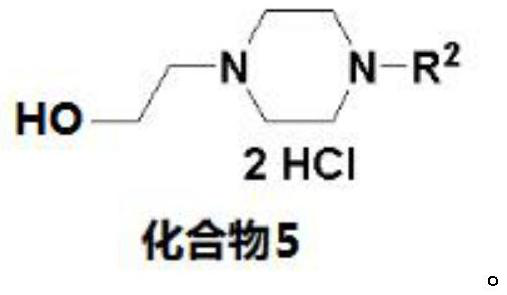 A kind of aminoethylated piperazine and its preparation method, carbon dioxide absorbent and its application