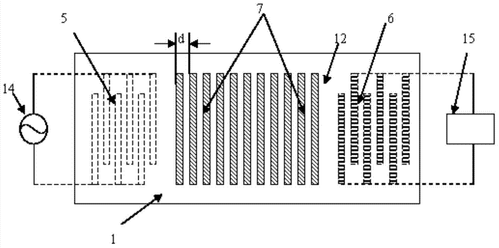 Imaging modification method for strengthening performance of piezoelectric film sensor